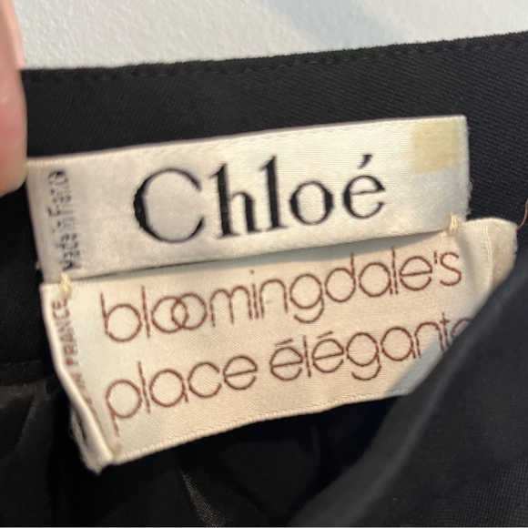 Chloe black skirt size S/26 - Picture 5 of 5